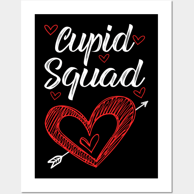 valentine cupid squad Wall Art by Bagshaw Gravity